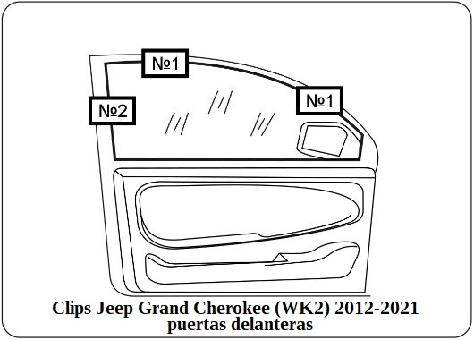 cortinilla a medida jeep grand cherokee (wk2) 2012-2021
